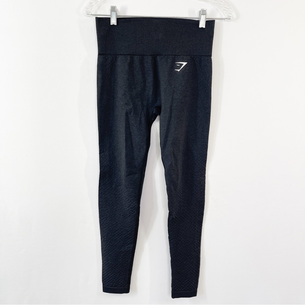 Gymshark Charcoal Gray High Waisted Leggings Size S Activewear Travel Workout